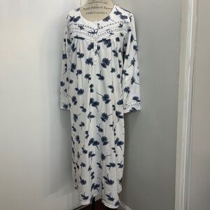 Keyocean Nightgowns for Women 100% Cotton Nightgowns Long-Sleeve - comfy!